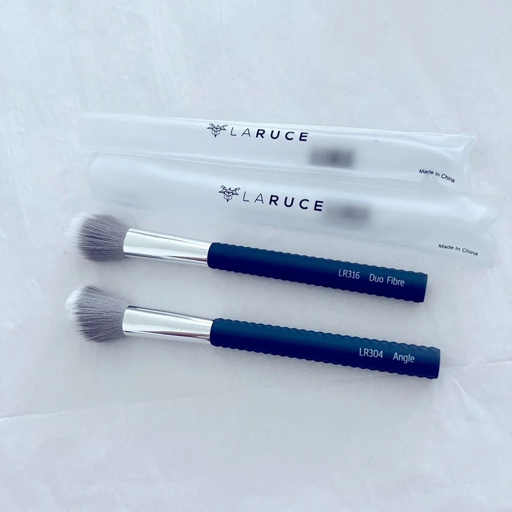 LARUCE LR304 ANGLE BRUSH (CHEEK) AND LR316 DUO FIBRE BRUSH